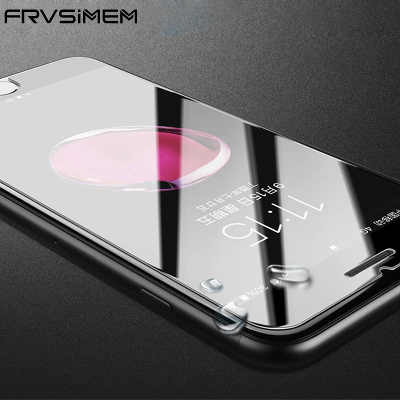 FRVSIMEM для iPhone X 8 7 Plus 6 6S защита экрана из закаленного стекла Защитная пленка