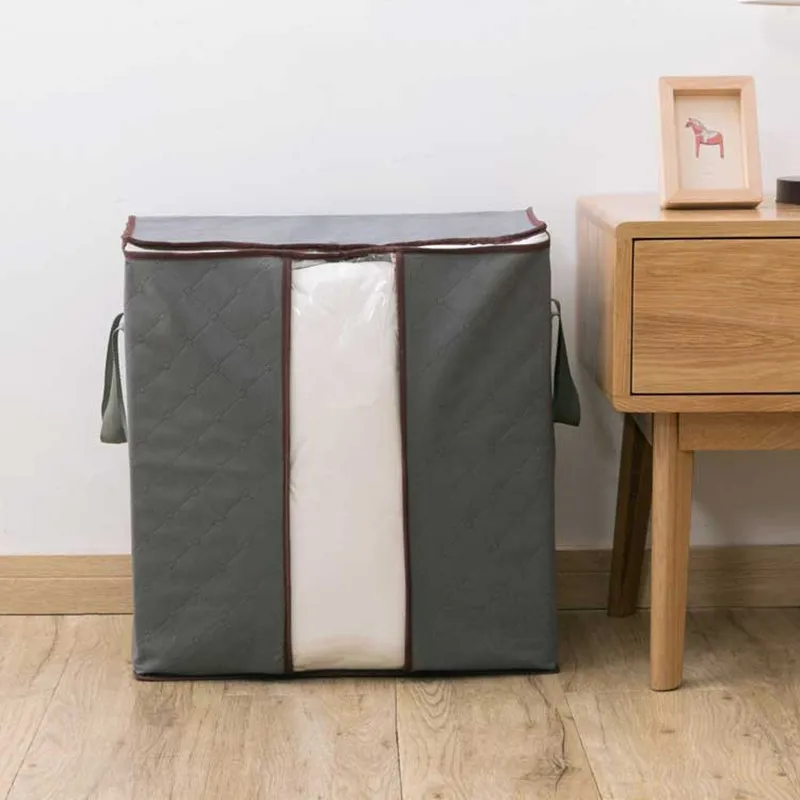 LIYIMENG Портативная сумка для хранения одежды органайзер подушки одеяла