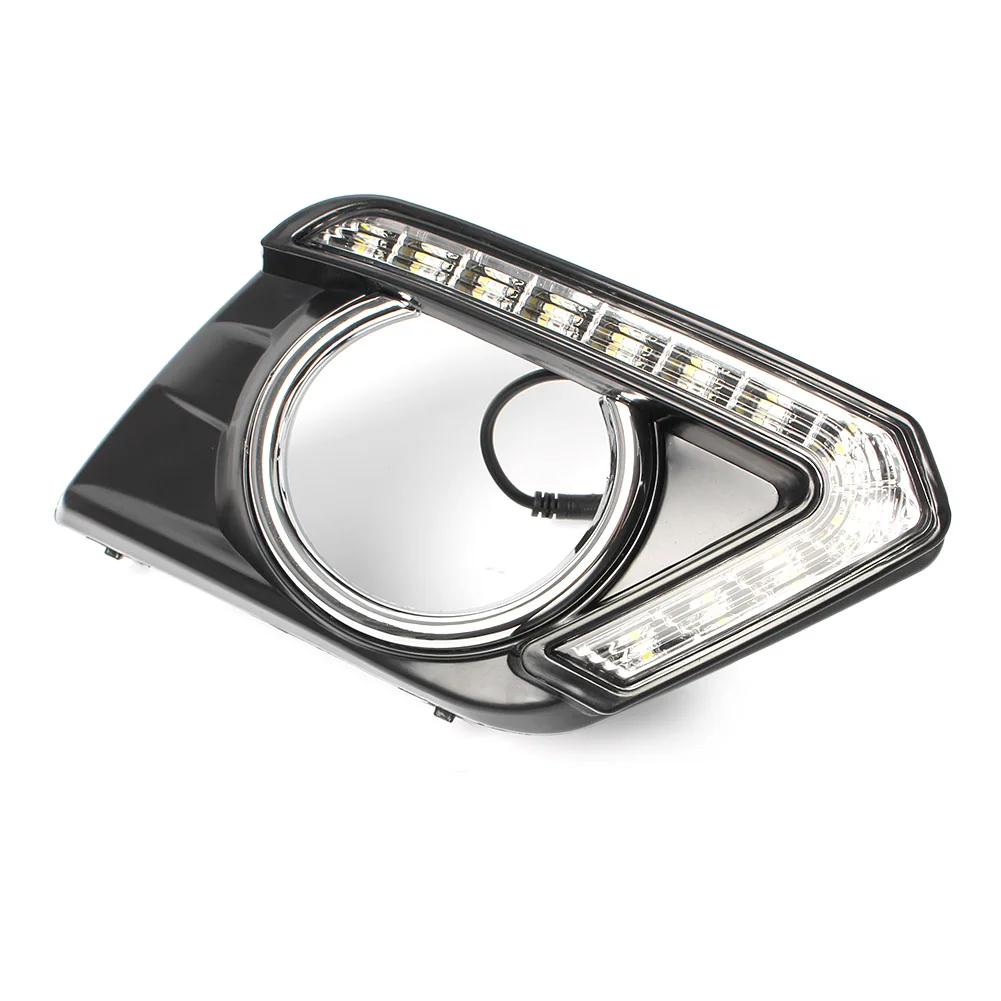 

LED Fog Turn Signals Light Daytime Running Driving Lamp For Nissan Rogue X-Trail 2014-2016 2nd Gen Pair Car Blinker Indicators