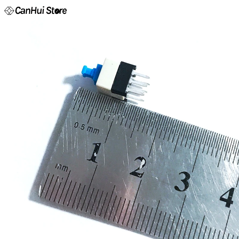 20 шт./лот 7x7мм 7х7 мм 6Pin тактильный мощный микропереключатель самоблокирующийся
