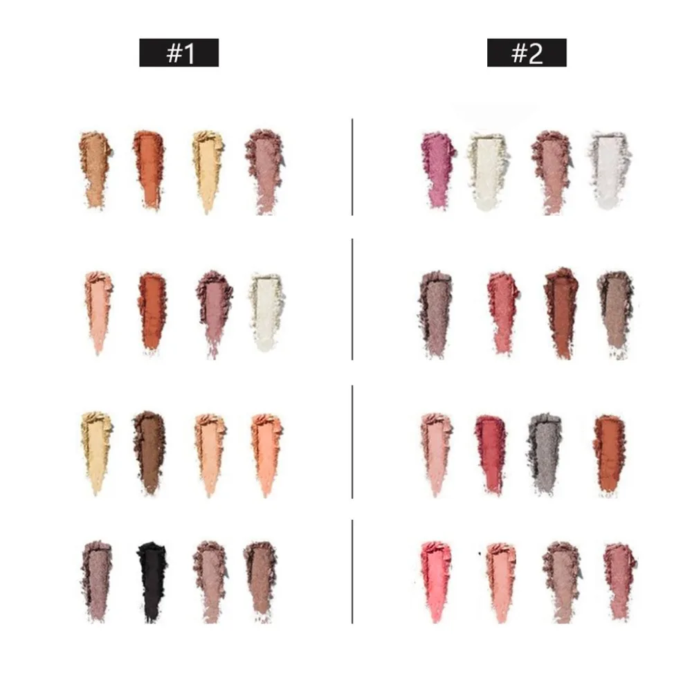 Косметический Матовый крем для век двухцветная палитра теней макияж пигменты