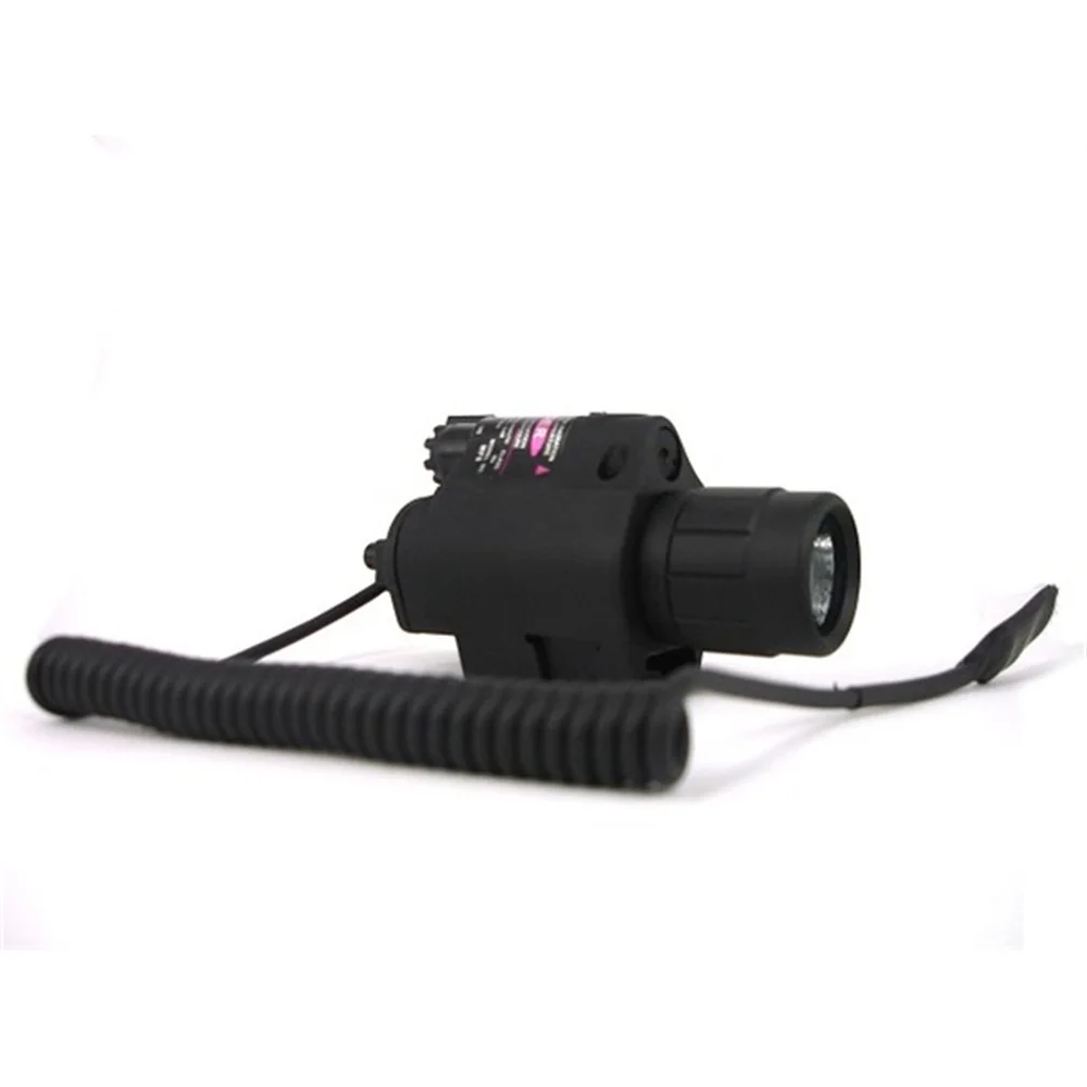 BIJIA Тактический лазерный прицел в красный горошек со светодиодной вспышкой
