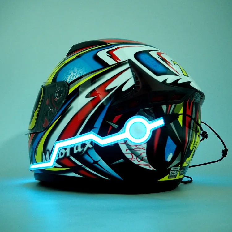 Универсальная световая полоса для мотоциклетного шлема 2019 светодиодсветильник