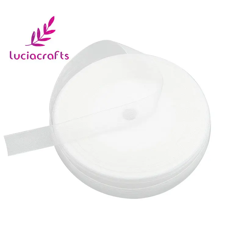 Lucia crafts 10 ярдов/50 ярдов 25-26 мм лента из органзы для упаковки и банта X0305 | Дом сад