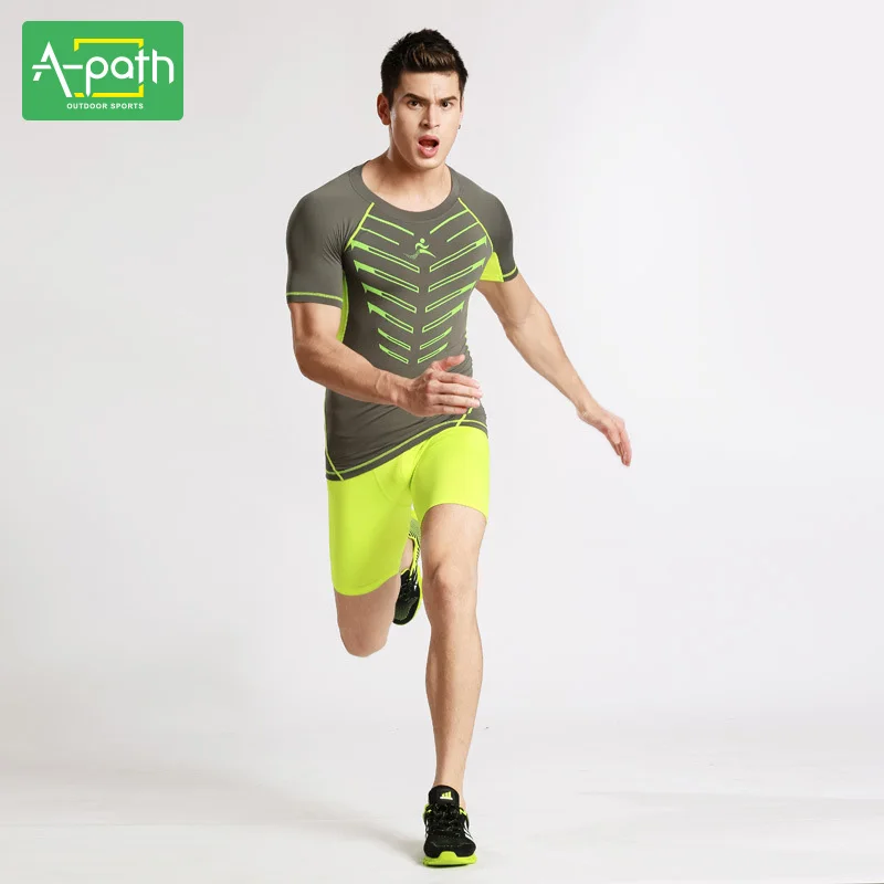 Летняя Новинка 2017 г. на открытом воздухе быстро сухой Мужской Фитнес Колготки Для