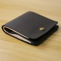 daffdoil handmade genuine leather wallet men women original design contracted hombre cross section gift