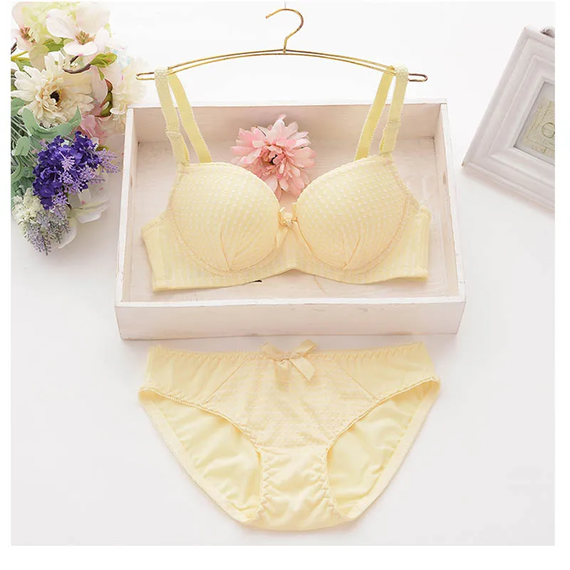 Комплект нижнего белья из хлопка #226 # | Женская одежда