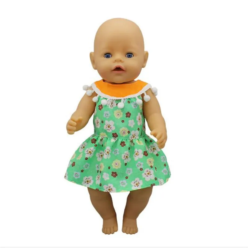 Born New Baby Fit 18 дюймов 43 см Одежда для куклы розовый лист Фламинго Единорог Русалка Одежда Аксессуары для ребенка подарок на день рождения