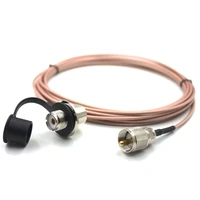pink 5 meter 316 coaxial cable uhfpl 259 male to female for qyt kt 8900d tyt th 9800 mobile radio walkie talkie antenna