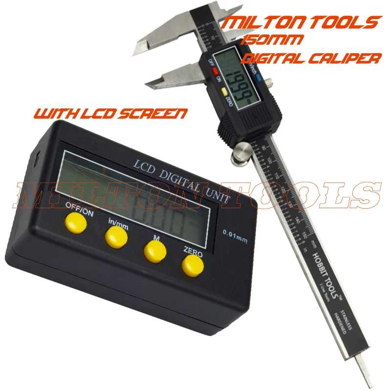 

High quality 0-150MM 6inch digital vernier caliper with LCD Display Unit 0.01mm