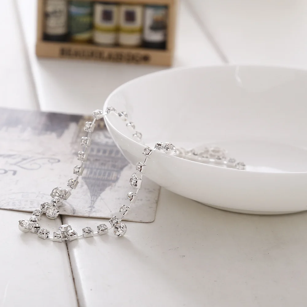 Новые модные ножные браслеты простой сексуальный искусственный Кристальный