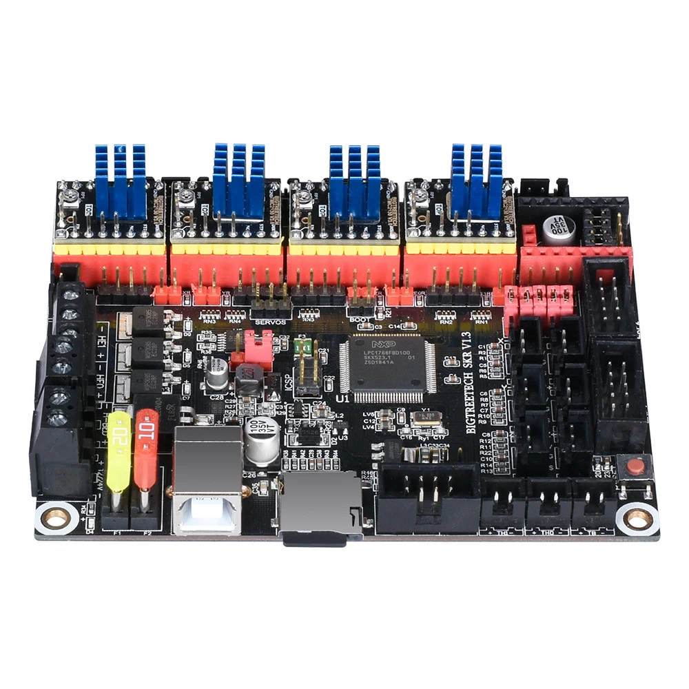 BIGTREETECH TMC2130 V3.0 SPI тихий Прорезыватель двигателя Reprap для SKR V1.3 MKS GEN L плата 3D принтера