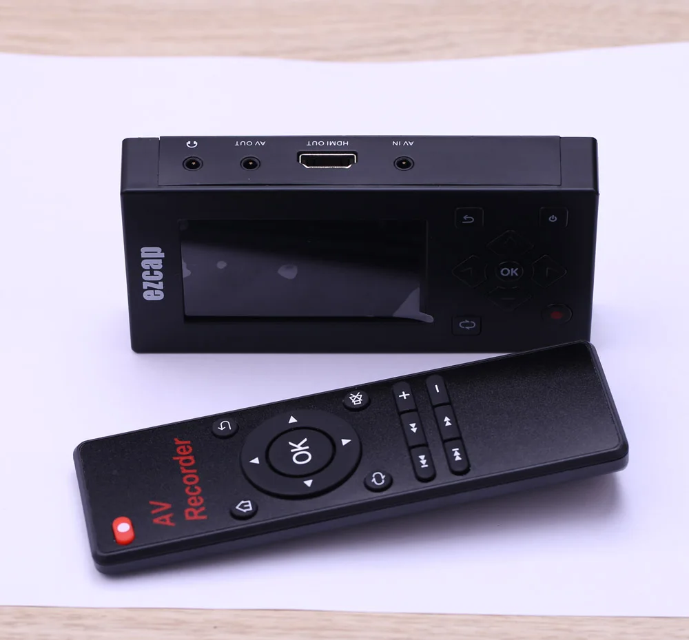 Ezcap271 AV рекордер CVBS RCA аудио видео захвата карты DVD DVR плеер VHS видеокамера Hi8 ленты для цифровой 8 Гб плеер " экран
