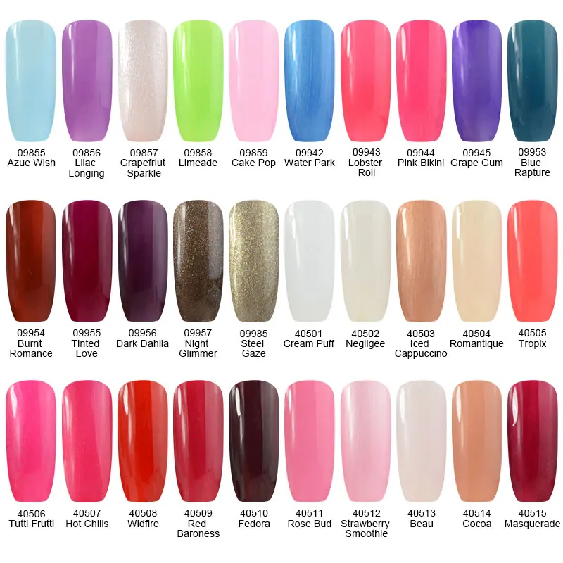 HNM 8 мл красочная бутылка 79 PureColor Светодиодная лампа лак для ногтей замочить от