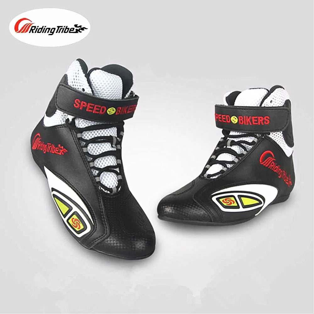 

Riding Tribe Motorcycle Breathable Shoes Protective Off-Road Moto Motorbike Cycling Light-Weight Racing Comfortable Boots A013
