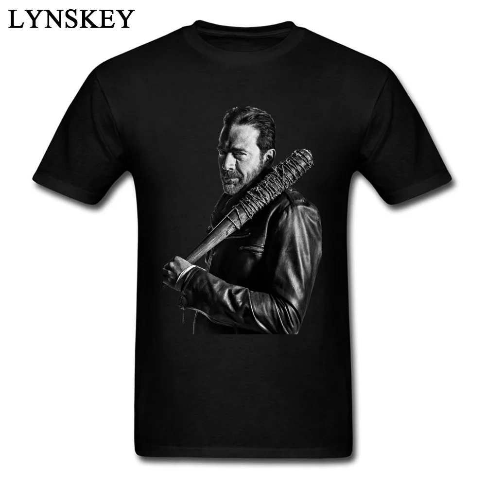 XXXL футболка с надписью "Walking Dead Negan", мужские Топы И Футболки, крутые черные футболки в стиле панк с коротким рукавом, новинка