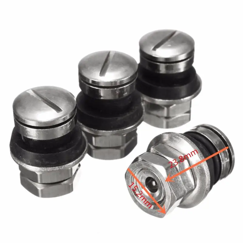 4 шт./компл. Прочная хромированная Скрытая Крышка для клапанов автомобильных
