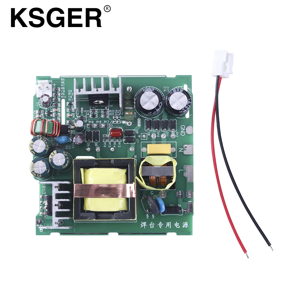 KSGER STM32 STC OLED 96 Вт 4.5A T12 DIY электрический пистолет горячего воздуха переработанная