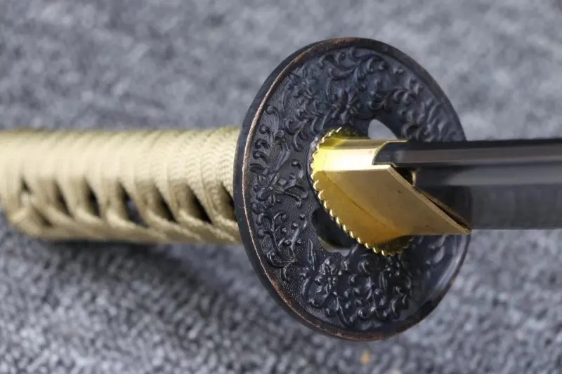 Супер острая глина из закаленного 1095 стали Wakizashi железная японская Цуба самурайский меч