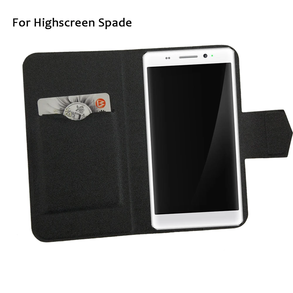 5 цветов хит! Highscreen Spade чехол для телефона кожаный чехол, Заводская Мода Роскошный Полный флип-Стенд кожаный чехол для телефона s