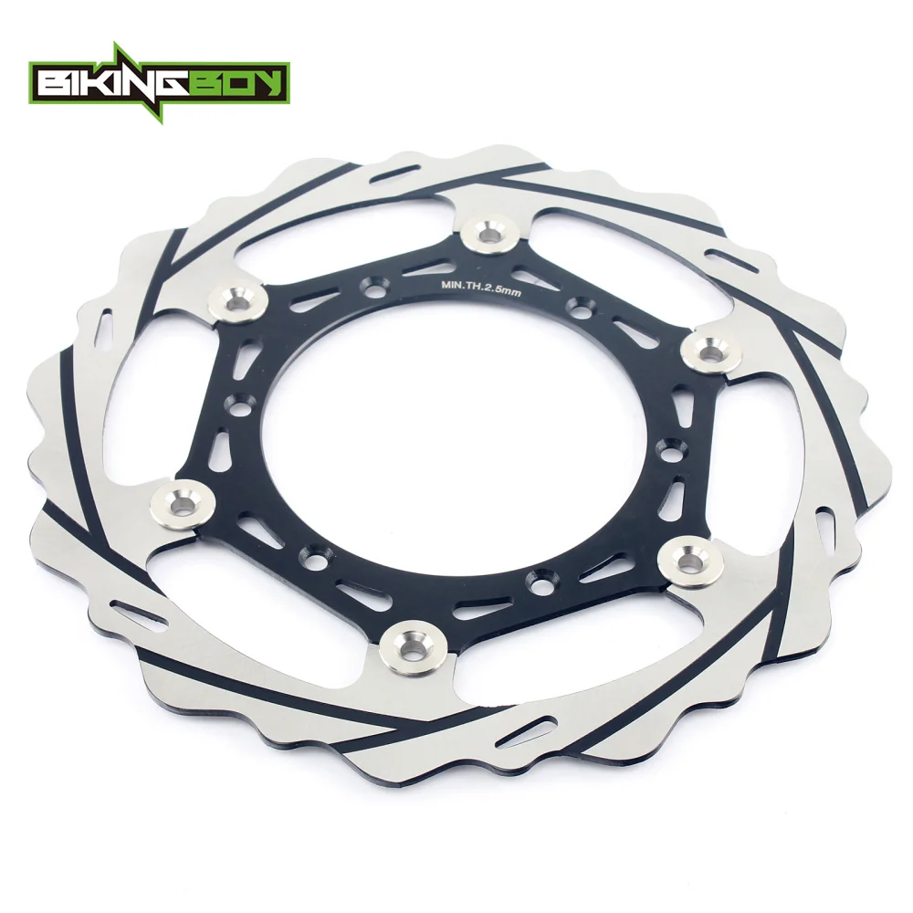 BIKINGBOY для YAMAHA YZ 125 250 08-16 YZ250F 07-17 YZ450F 2008-2017 YZF YZ-F Oversize 270 мм спереди тормозного диска