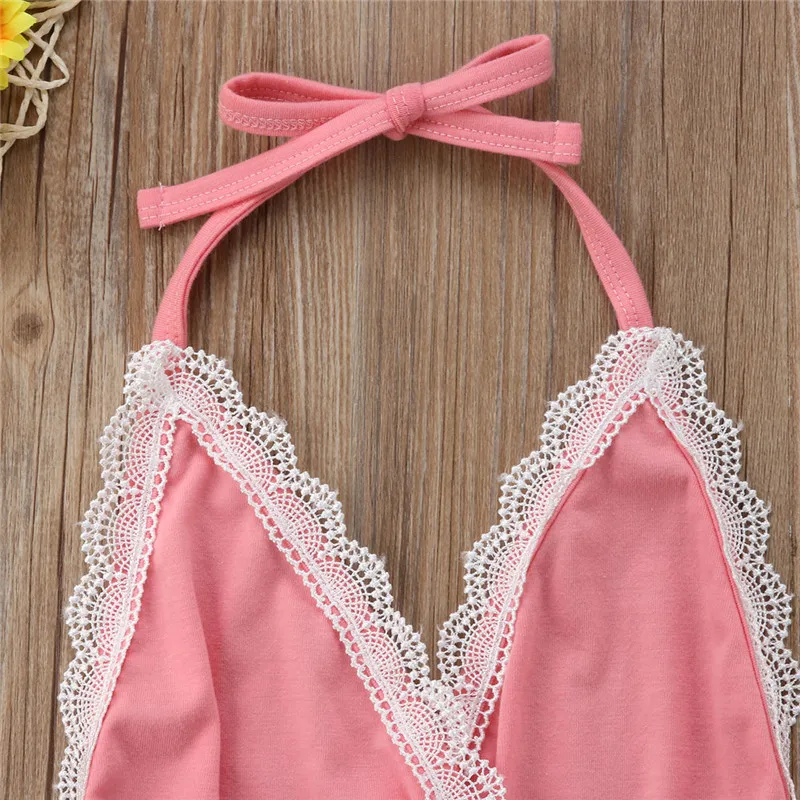 Милые детские свободные шорты с кружевным принтом детская одежда комбинезон для