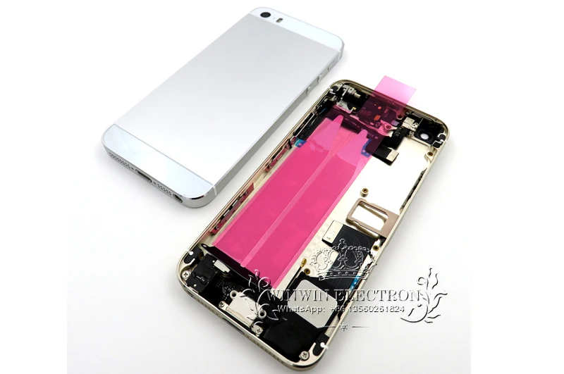 Протестированное качественное запасное шасси для iphone 5S, как SE, задняя крышка корпуса, средняя рамка с гибким кабелем в сборе