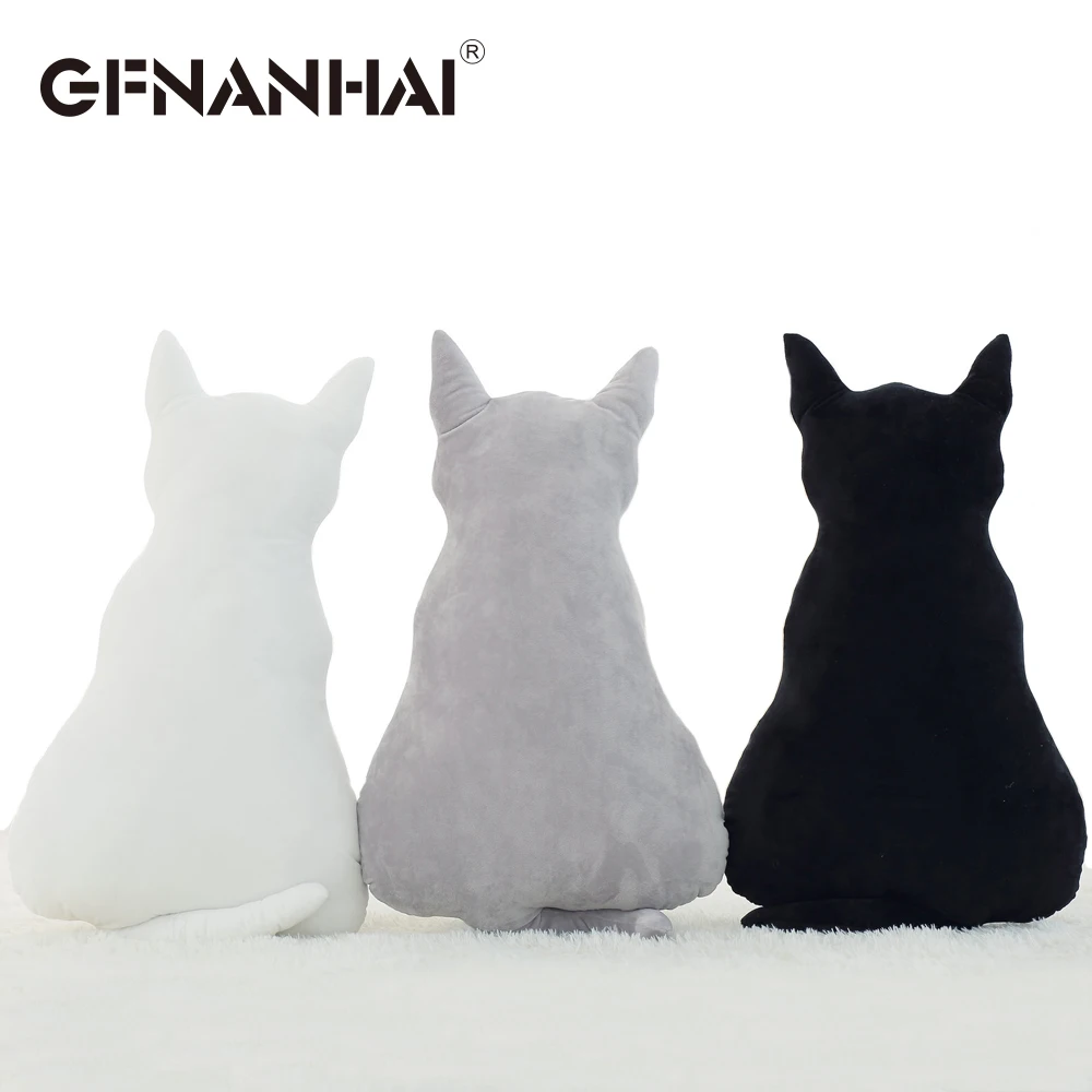 Мягкая плюшевая подушка в виде животного 45 см 1 шт.|cushion for baby|animal pillowcat plush toy |