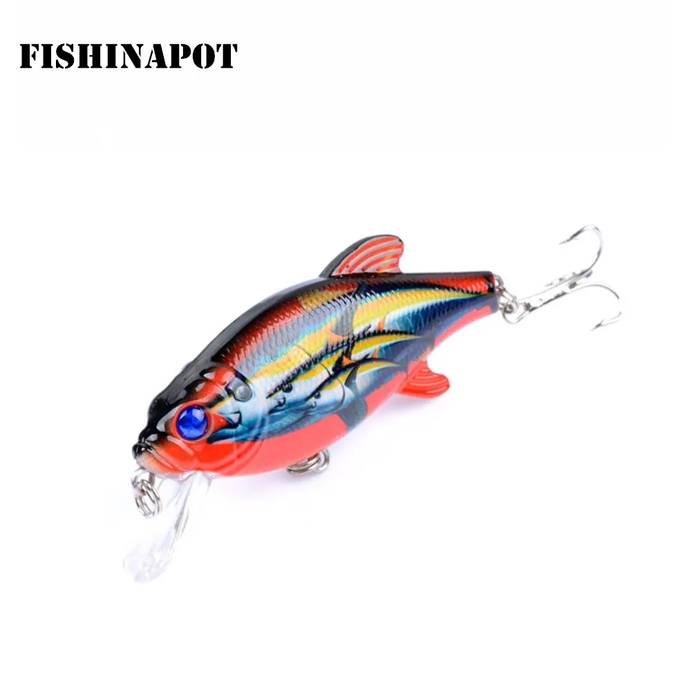 FISHINAPOT 1 шт. Новый Окрашенные 8 см 10 9 г искусственная приманка для рыбалки твердая с