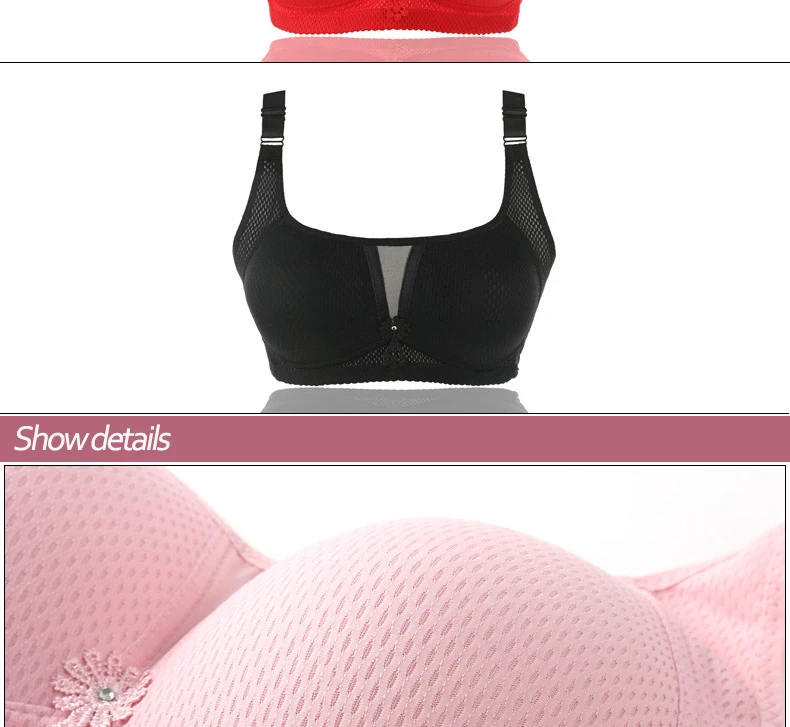 Женский хлопковый бюстгальтер Bralette, с дышащей сеткой, без косточек, с идеальным охватом для повседневной носки