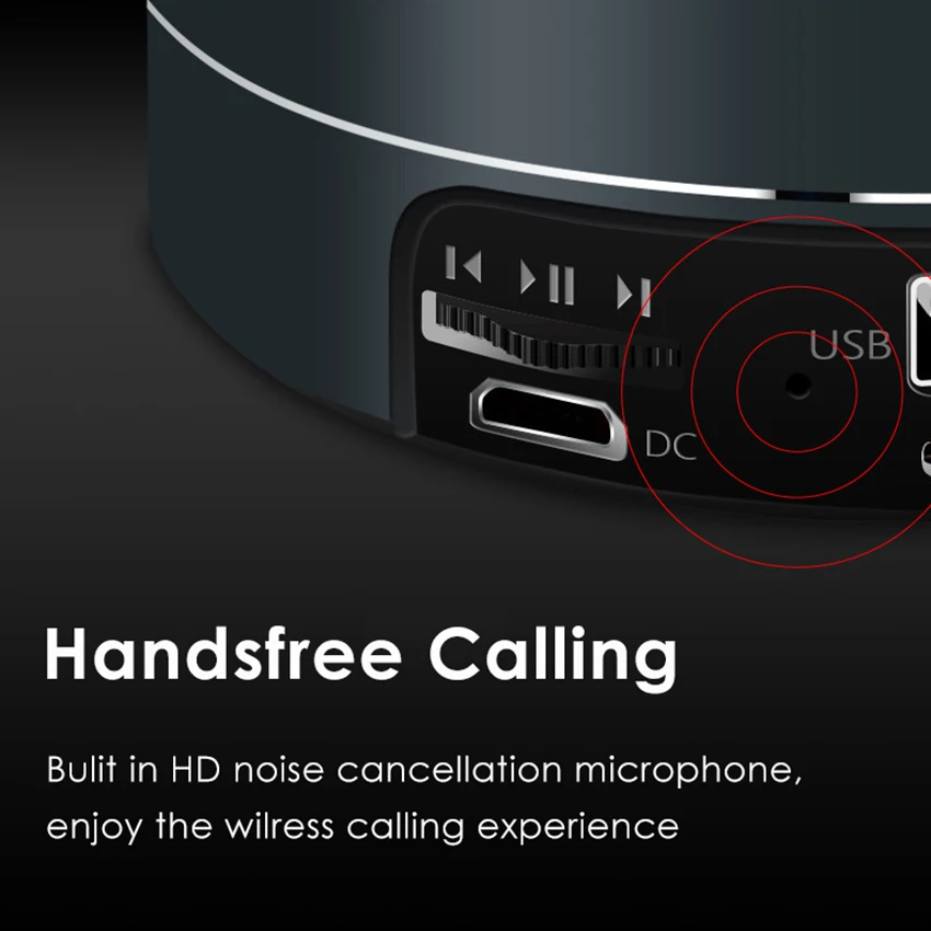 Aimitek A11 металлический bluetooth-динамик беспроводной портативный сабвуфер Super Bass FM Raido