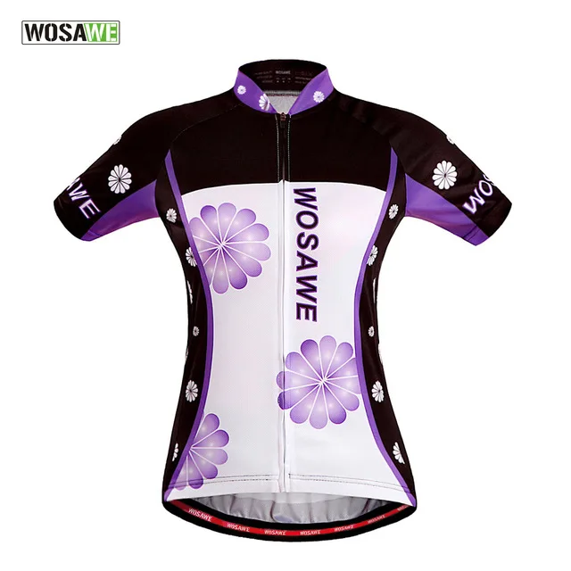 Wosawe Mtb футболка для велоспорта Женская велосипедная фиолетовая гоночная с