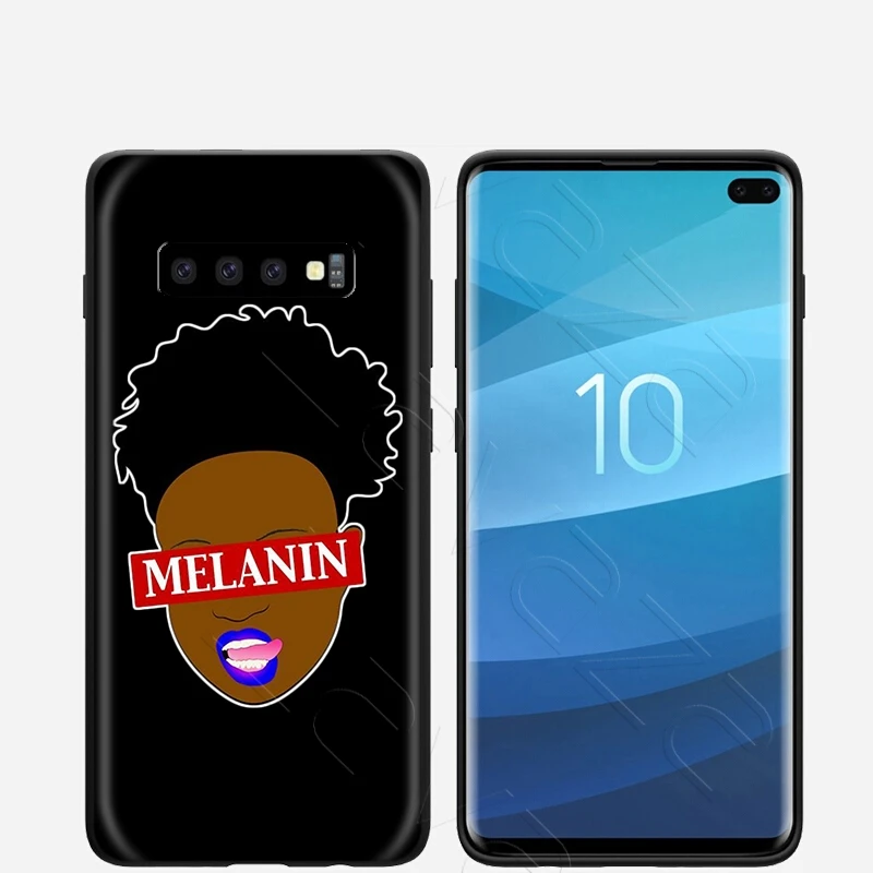 Lavaza в африканском стиле афро меланина попсовое черная девочка чехол для samsung Galaxy S6 S7 край J6 S8 S9 S10 плюс A3 A5 A6 A7 A8 A9 Note 8, 9