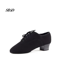 latin dance shoes sneakers men shoes profession ballroom shoe modern soft cowhide premium oxford heel 4 5 cm bd 417 soft sole