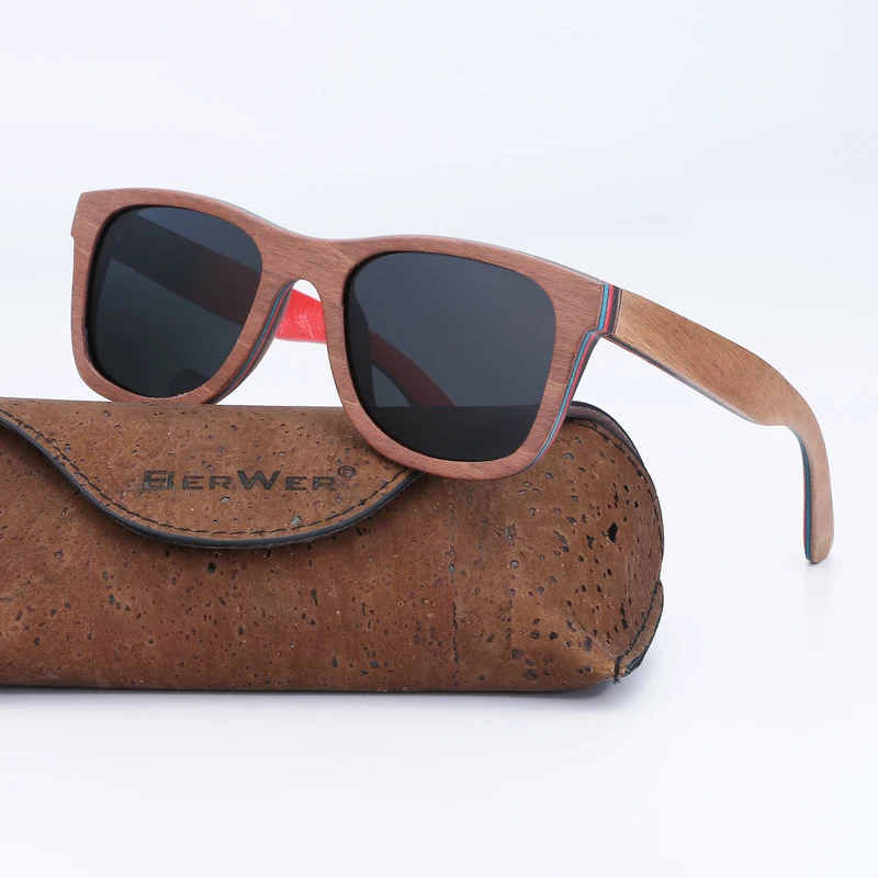 Бервер поляризационные солнцезащитные очки для женщин и мужчин многослойный