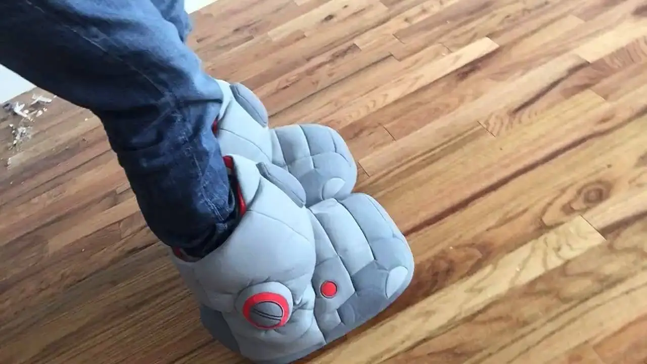 1 пара гигантские тапочки роботы со звуком для украшения дома!|slippers|slippers home |