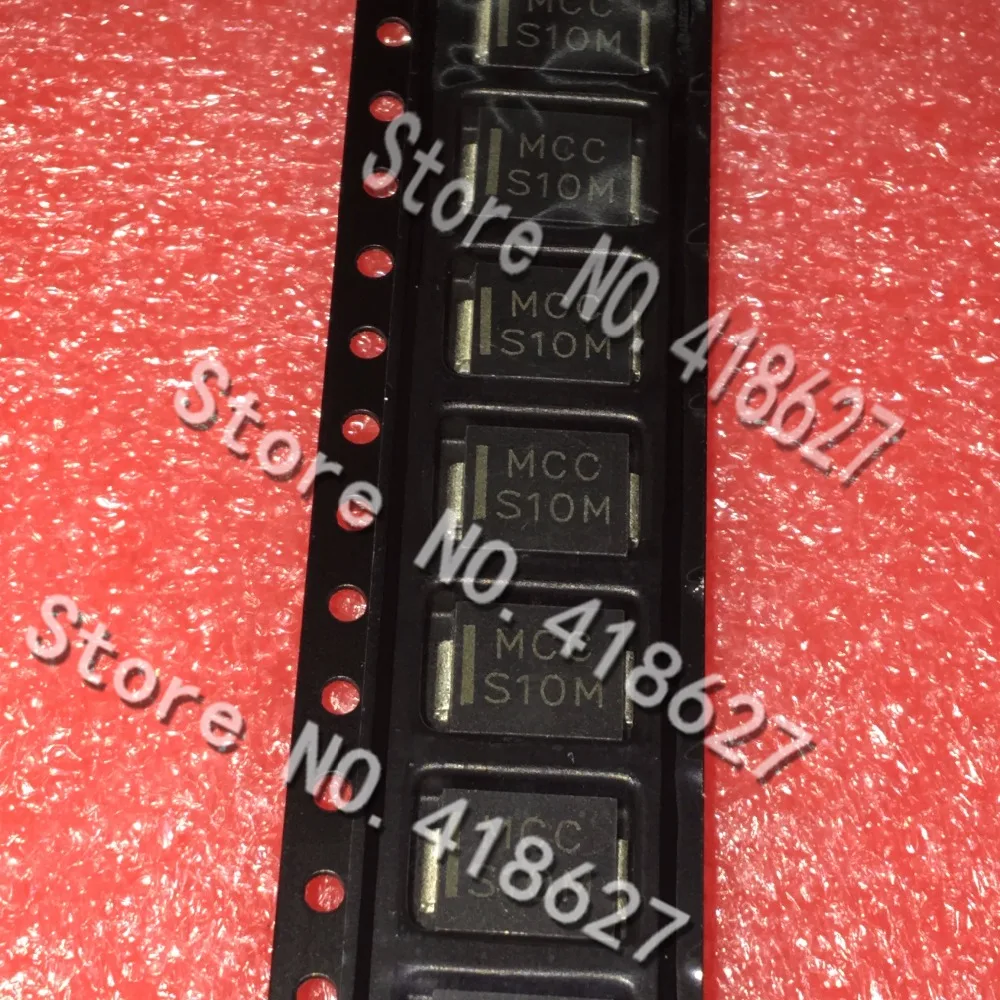 50 шт./лот SMD выпрямительный диод S10M 10A/1000V DO 214AB новый пакет SMC|diode 10a 1000v|diode 10asmd diode |