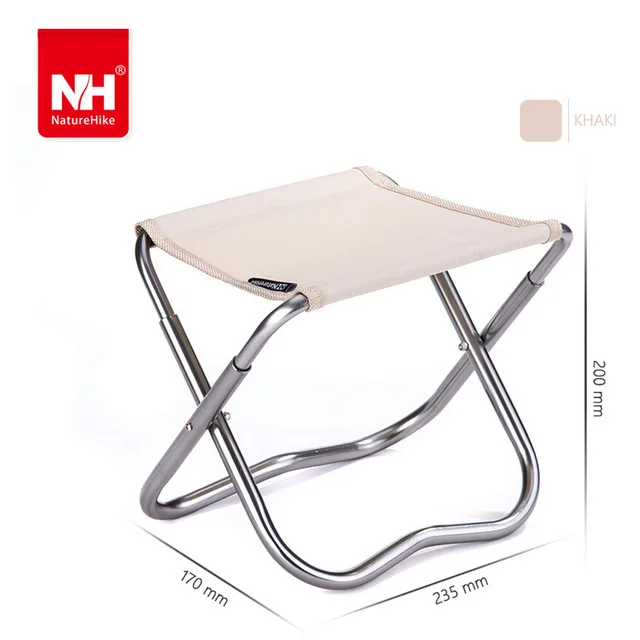 Naturehike легкий вес Открытый Алюминиевого Сплава Рыбалка Стул Портативный Складной