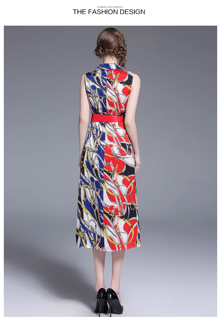 Женское платье-рубашка без рукавов модельное облегающее платье с винтажным