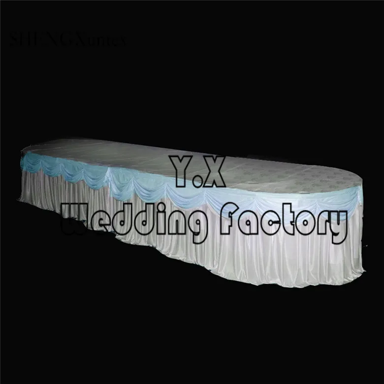 Скатерть для стола из ледяного шелка скатерть с драпировкой|table cloth skirting|table skirtsilk