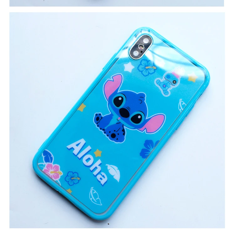 Чехол для iPhone X stitch+ Переднее закаленное стекло для iPhone 8, 7, 6, 6s plus, прозрачный чехол 360, полная защита xsmax XR, 3D игрушечный ремешок