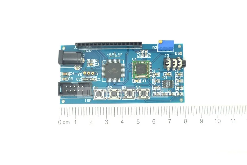 ATmega16/ATmega32 TEA5767 TDA1308 ISP 5V FM-радио AVR макетная плата MCU |