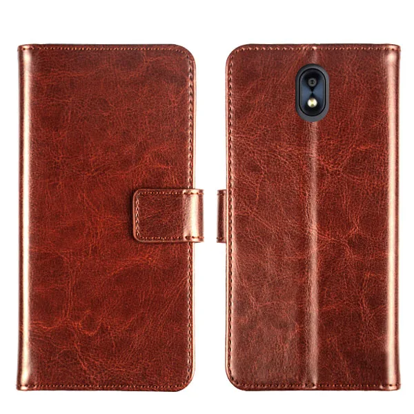 Pierves Luxury Flip PU Leather Wallet Cover Phone Case For FLY Power Plus 5000 Life Sky | Мобильные телефоны и аксессуары