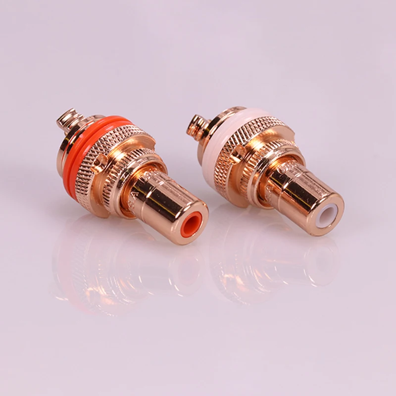 1 пара RCA Jack HIFI клеммы pom изоляция высокого класса разъем адаптер AV терминал Phono