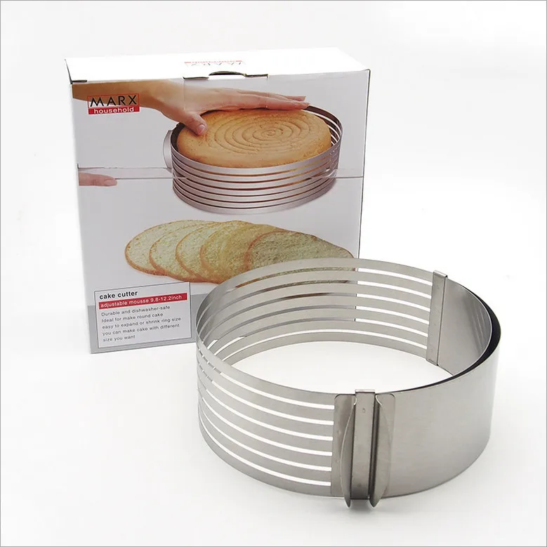 Обычно прибывает через 15 30 см Нержавеющая сталь Регулируемый Слои торт