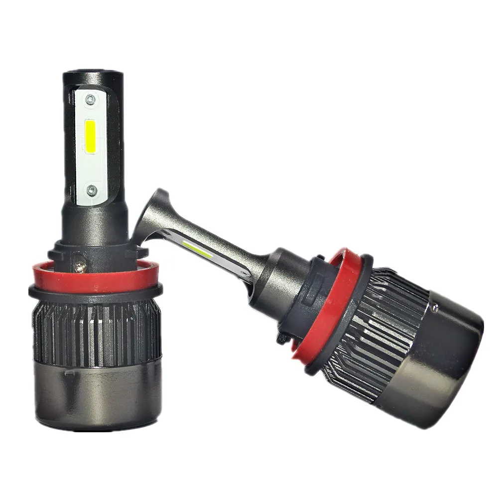 

2x H8 LED Lamp 42W 8000LM 6500K Super White LED Car Headlights Car Head Light Bulb Fog Light Auto LED COB H8 Bulbs DC12V 24V