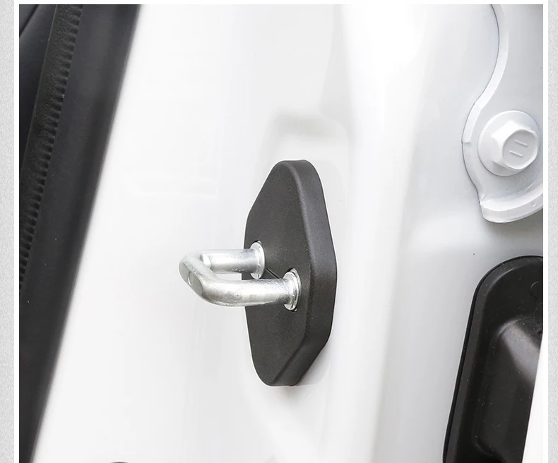 2pcs Car Door Lock Cover Sticker Protective Case Trim stainless steel Styling for Toyota C-HR | Автомобили и мотоциклы