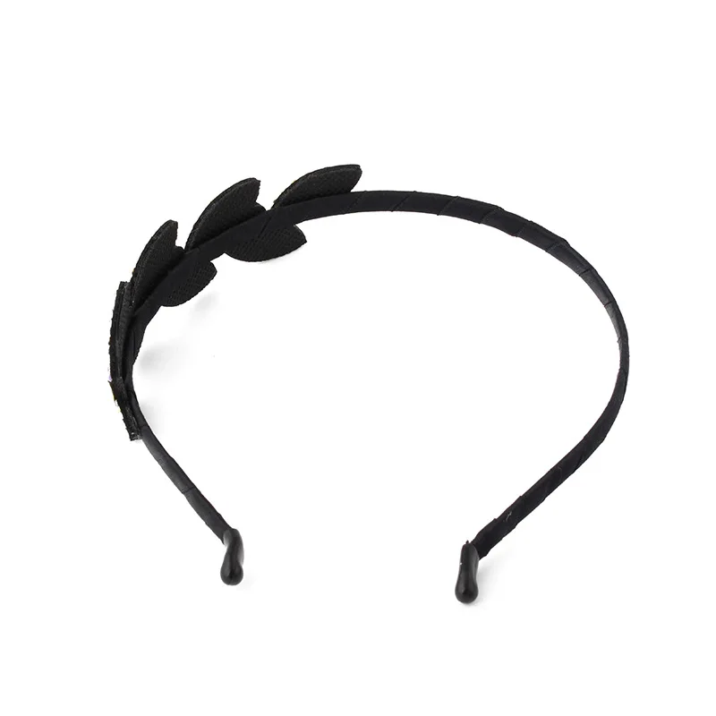 Модные обручи для волос в форме листьев со стразами и кристаллами женщин девушек