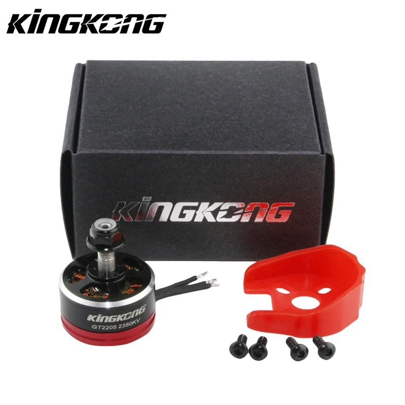 Оригинальный бесщеточный двигатель KINGKONG/DLARC 2205 GT2205 2350KV 2 4S с протектором
