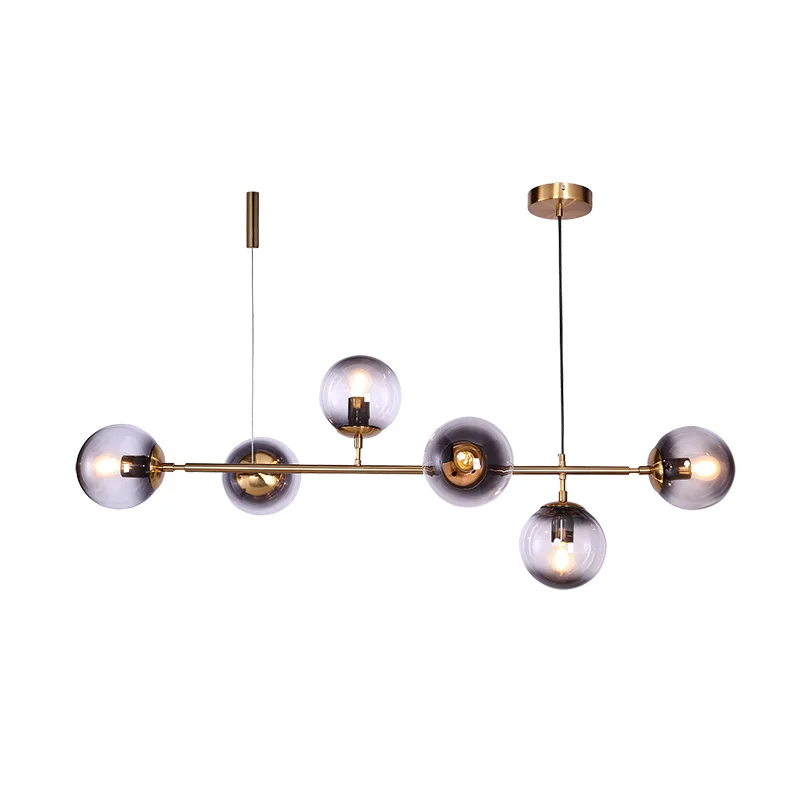 Прямоугольный подвесной светильник в скандинавском стиле дизайнерские